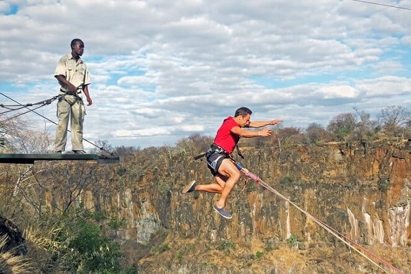 gorge swing in victoria falls activity carousel image