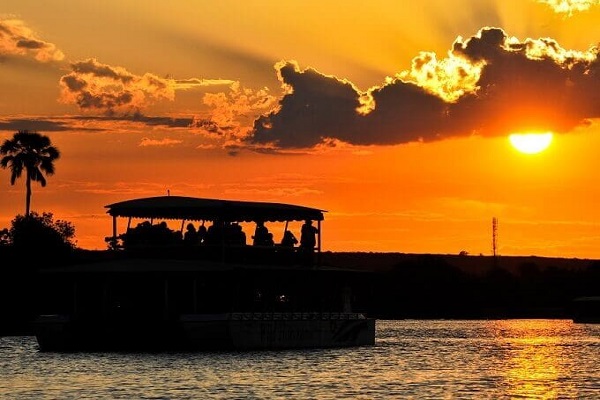 victoria falls sunset