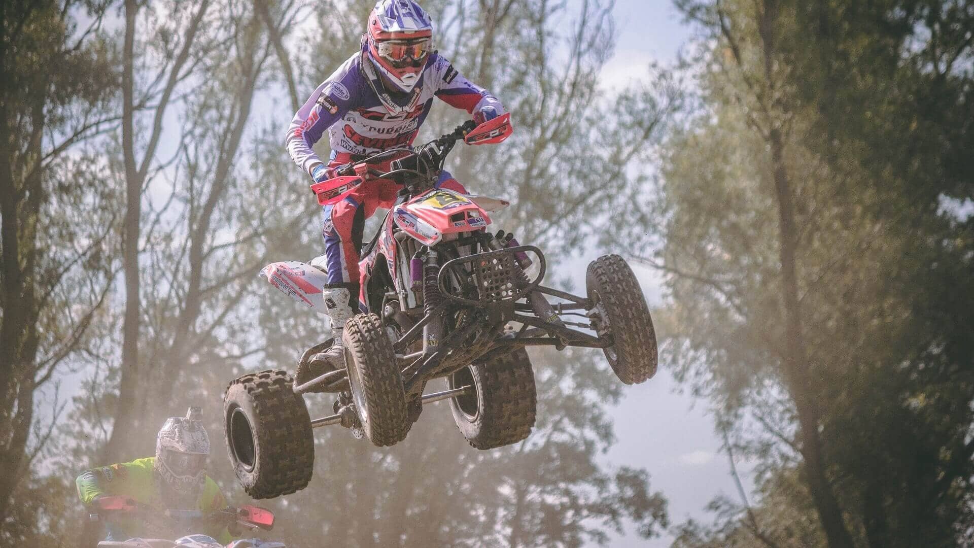 Biking in Victoria Falls, Zimbabwe.